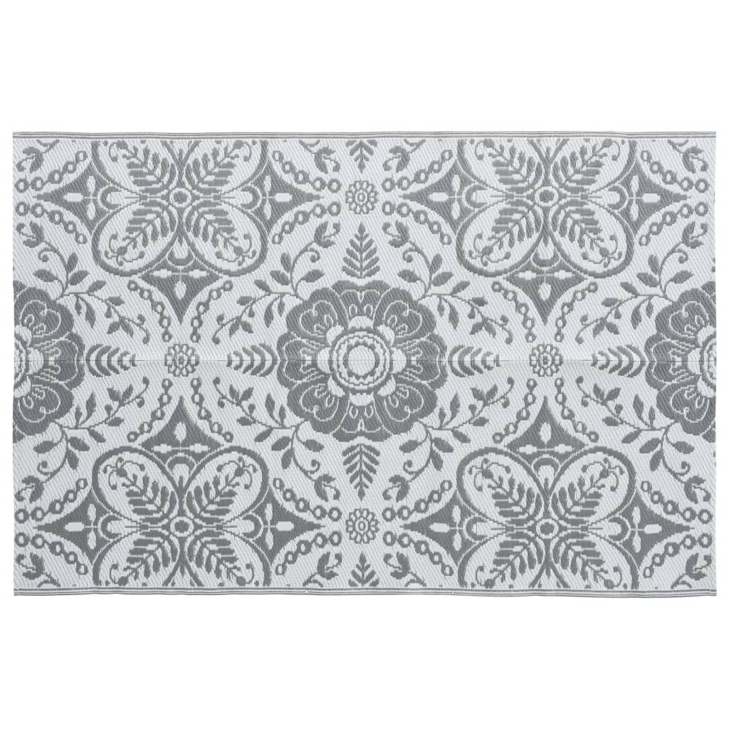 Tapis d'extérieur Gris clair 120x180 cm PP