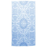 Tapis d'extérieur Bleu azuré 120x180 cm PP