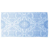 Tapis d'extérieur Bleu azuré 120x180 cm PP