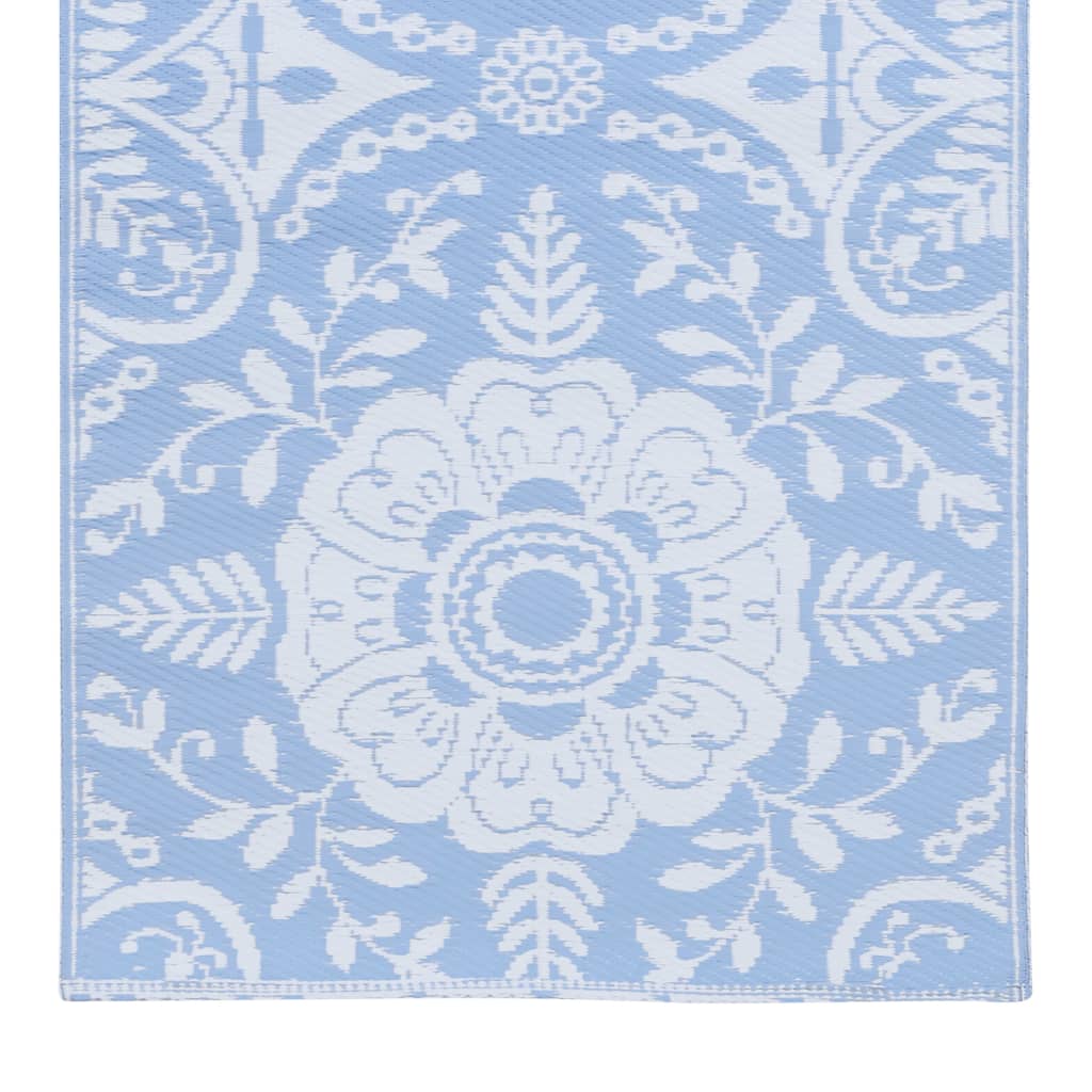 Tapis d'extérieur Bleu azuré 120x180 cm PP