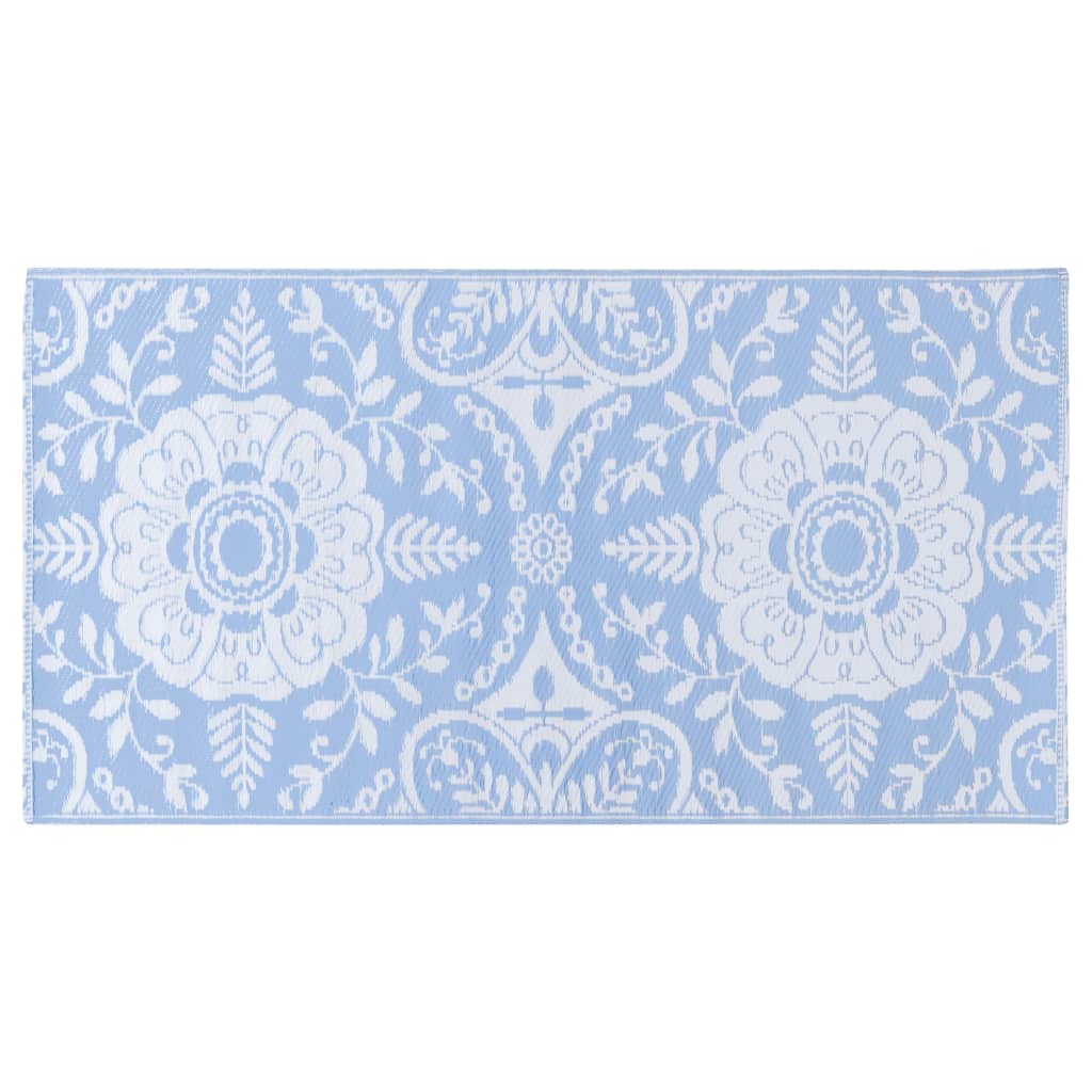 Tapis d'extérieur Bleu azuré 160x230 cm PP