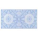 Tapis d'extérieur Bleu azuré 160x230 cm PP