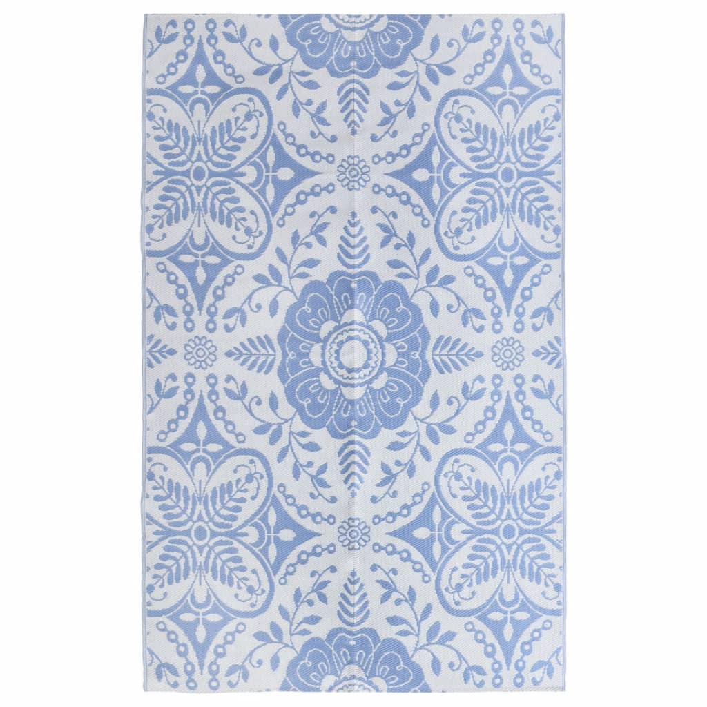 Tapis d'extérieur Bleu azuré 190x290 cm PP