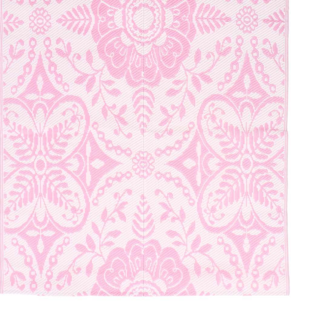 Tapis d'extérieur Rose 120x180 cm PP