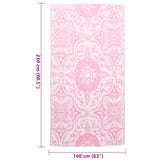 Tapis d'extérieur Rose 120x180 cm PP