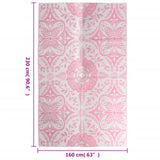 Tapis d'extérieur Rose 160x230 cm PP