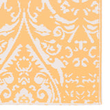 Tapis d'extérieur Orange et blanc 160x230 cm PP