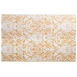 Tapis d'extérieur Orange et blanc 190x290 cm PP