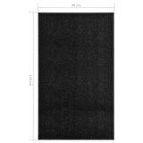 Washable doormat Black 90x150 cm