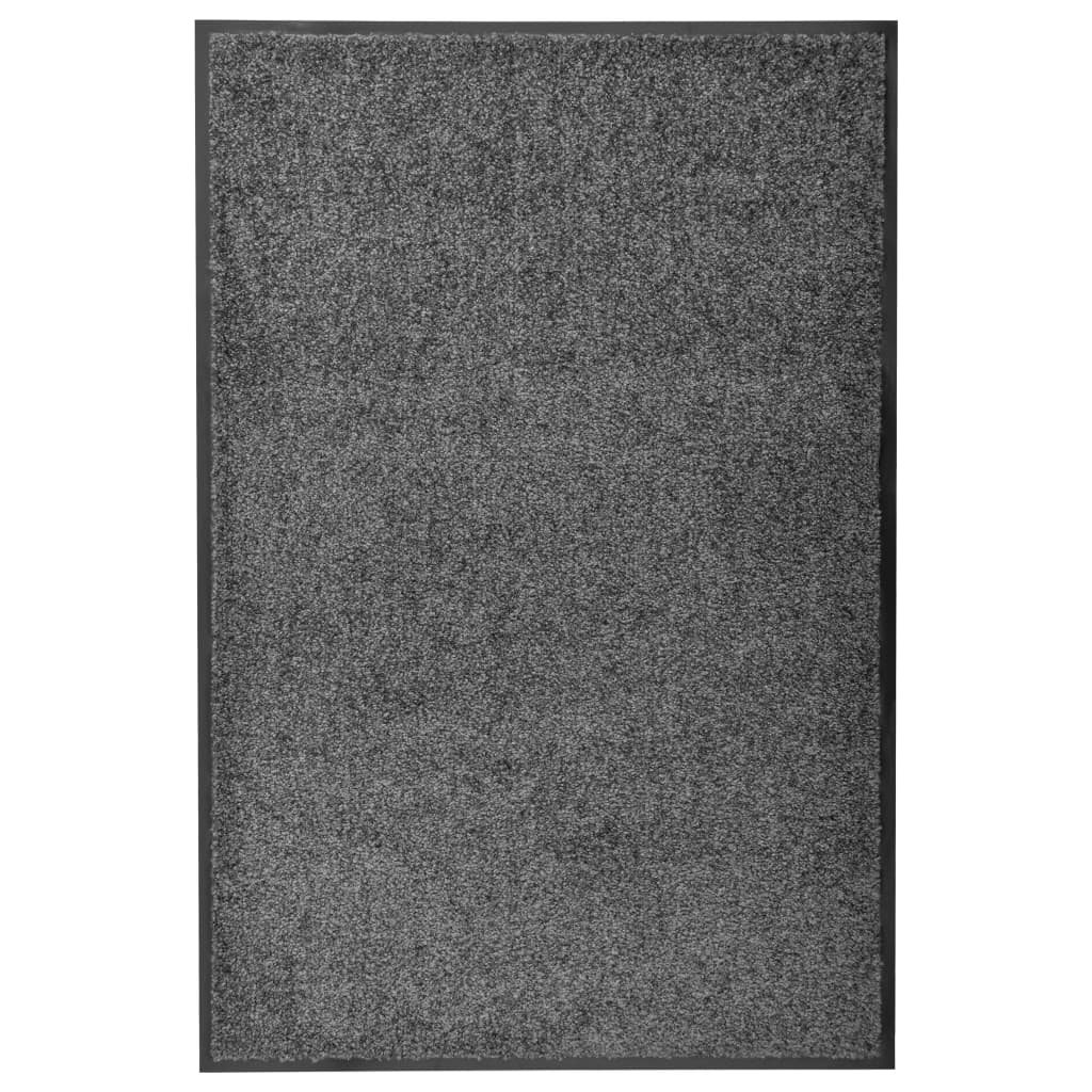 Paillasson lavable Anthracite 60x90 cm