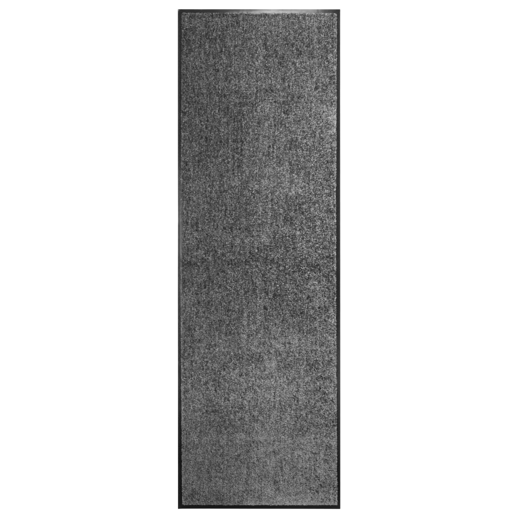 Washable doormat Anthracite 60x180 cm