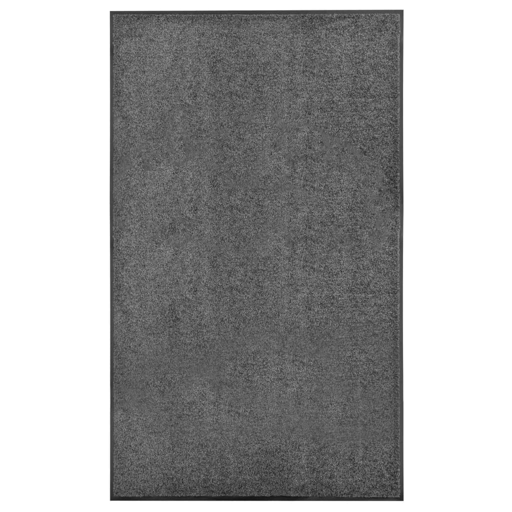 Washable doormat Anthracite 90x150 cm