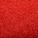 Red washable doormat 40x60 cm