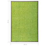 Washable doormat Green 60x90 cm