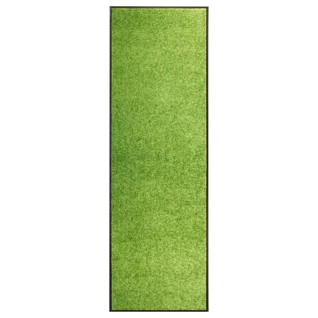 Washable doormat Green 60x180 cm