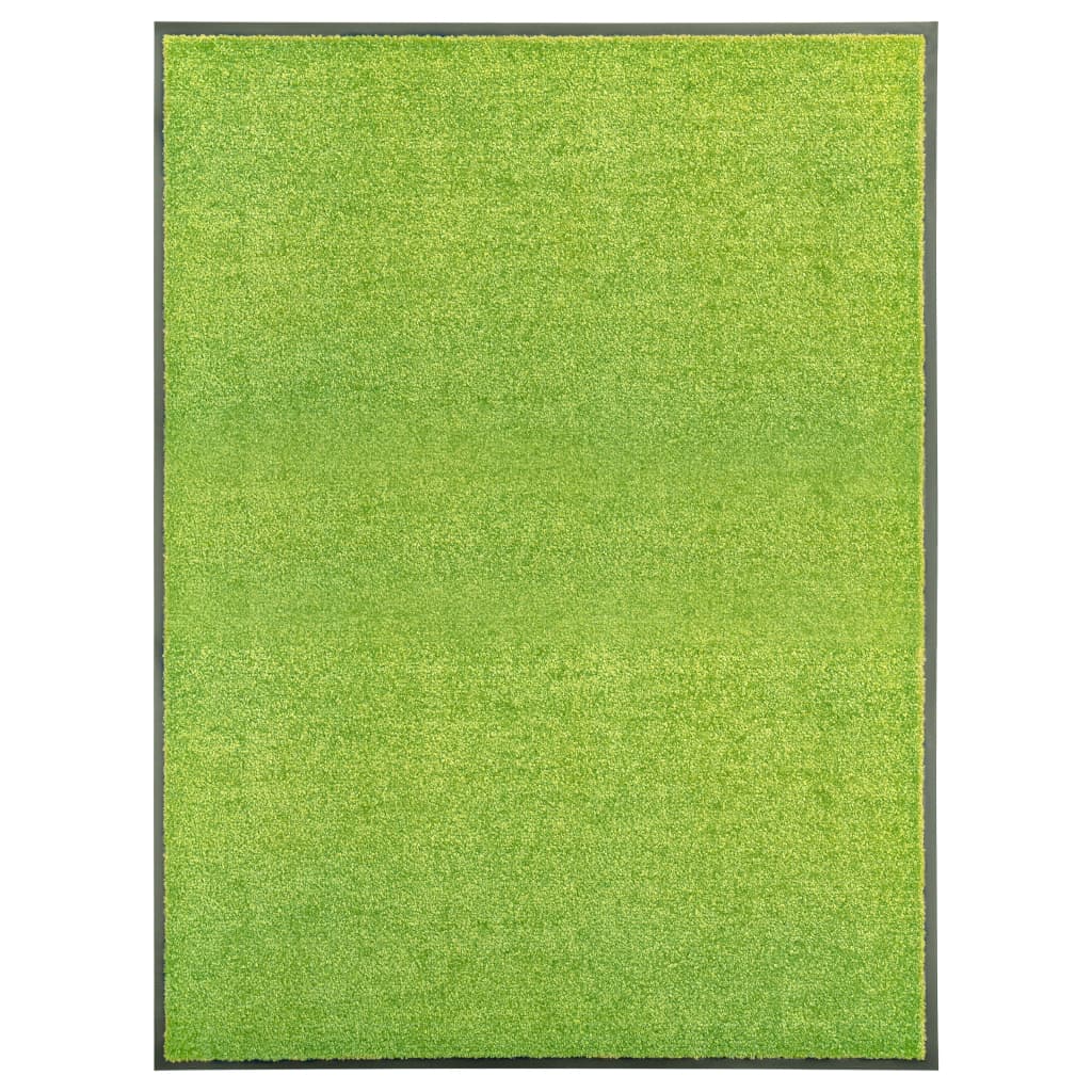 Washable doormat Green 90x120 cm