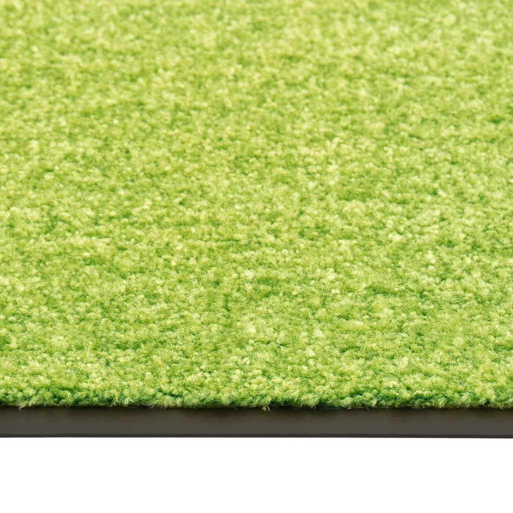 Washable doormat Green 90x120 cm