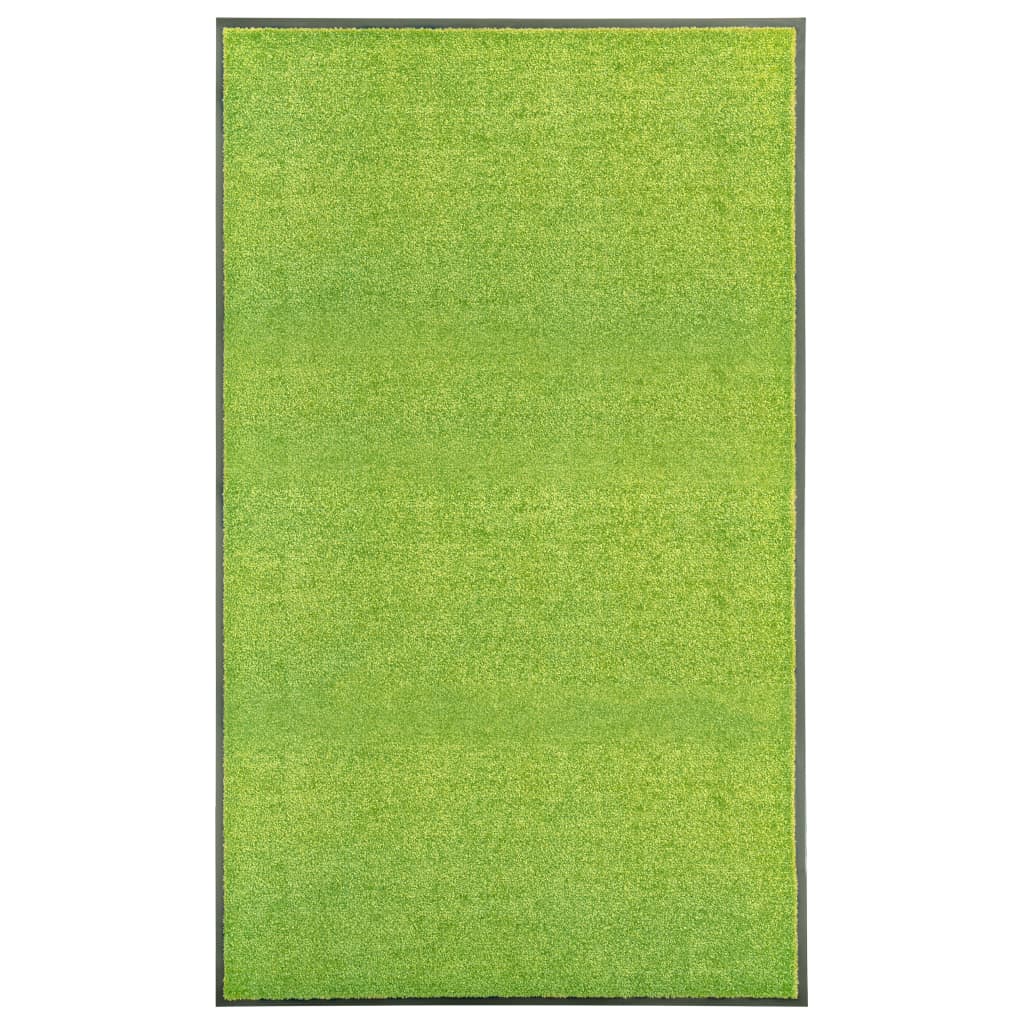 Washable doormat Green 90x150 cm