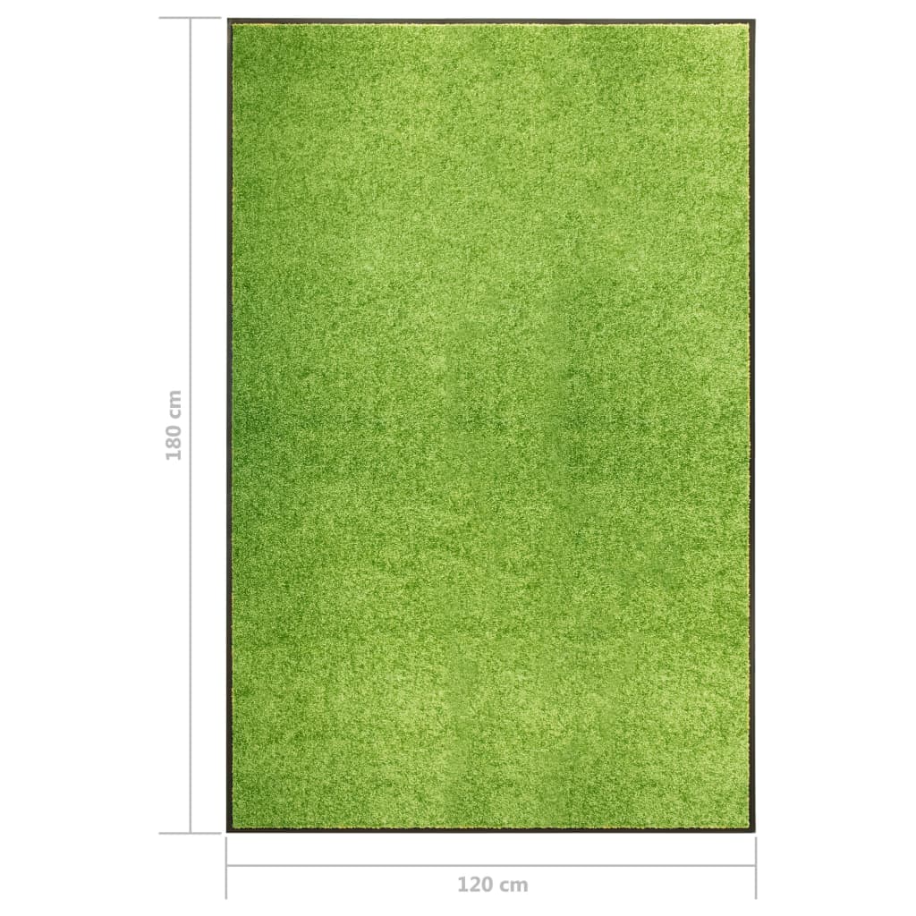 Washable doormat Green 120x180 cm