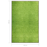 Washable doormat Green 120x180 cm