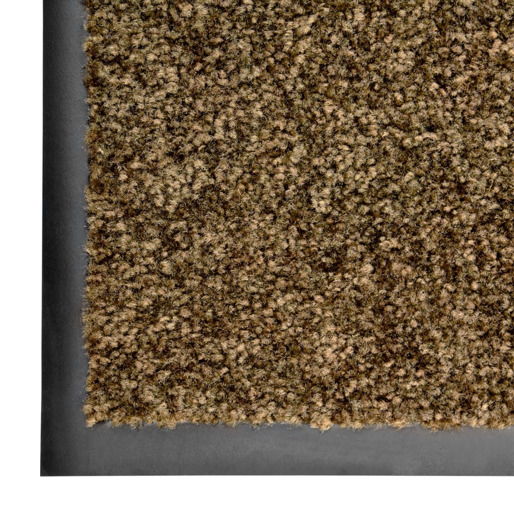 Washable doormat Brown 40x60 cm