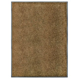 Washable doormat Brown 90x120 cm