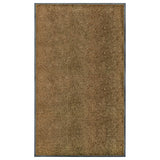 Washable doormat Brown 90x150 cm