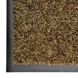 Washable doormat Brown 90x150 cm