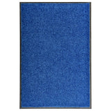 Paillasson lavable Bleu 60x90 cm