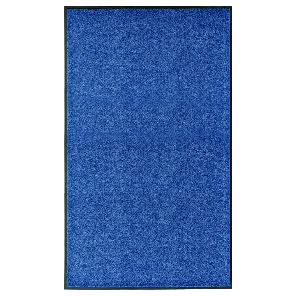 Washable doormat Blue 90x150 cm