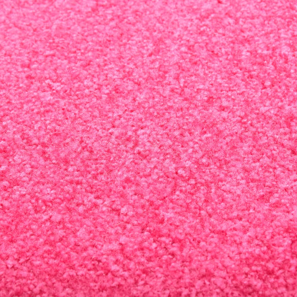 Washable doormat Pink 60x90 cm