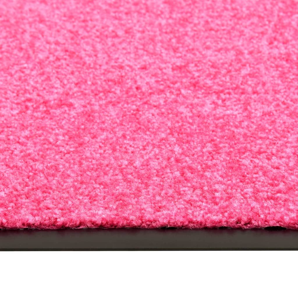 Washable doormat Pink 60x90 cm