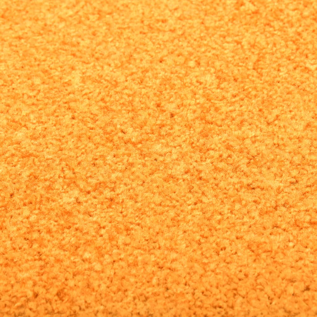 Orange washable doormat 40x60 cm