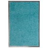 Cyan washable doormat 40x60 cm