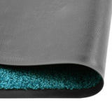 Cyan washable doormat 40x60 cm