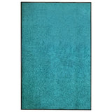 Cyan washable doormat 120x180 cm