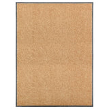 Washable doormat Cream 90x120 cm