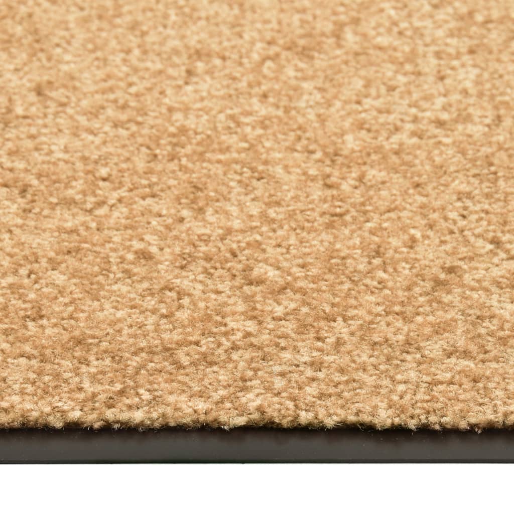 Washable doormat Cream 90x120 cm