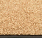 Washable doormat Cream 90x120 cm