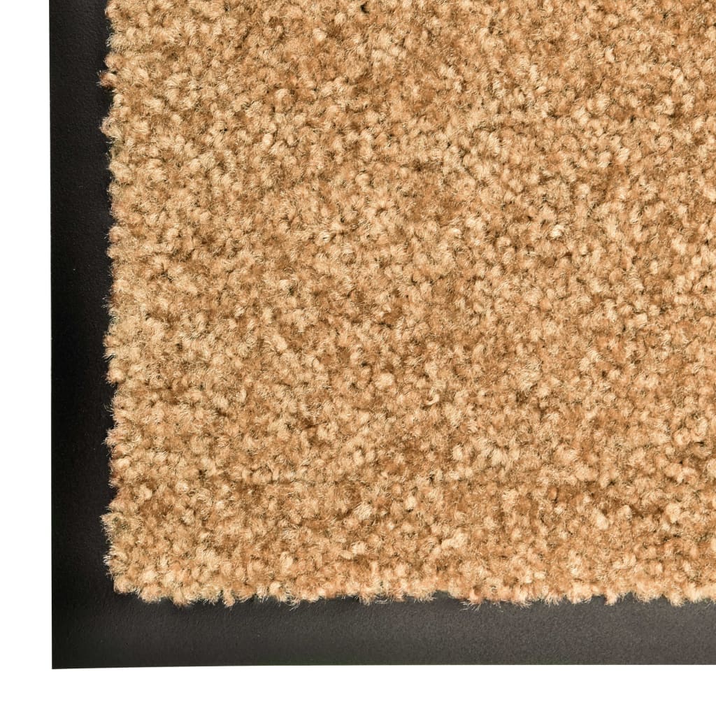 Washable doormat Cream 90x120 cm