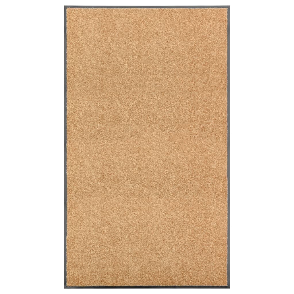 Washable doormat Cream 90x150 cm