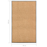 Washable doormat Cream 90x150 cm