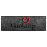 Tapis de sol de cuisine lavable Cooking 45x150 cm