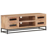 Meuble TV 110x30x40 cm Bois d'acacia massif