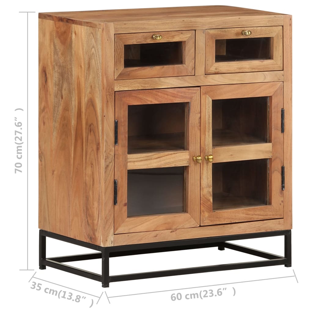 Buffet 60x35x70 cm Bois d'acacia massif