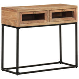 Table console 90x35x76 cm Bois d'acacia massif