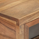 Table console 90x35x76 cm Bois d'acacia massif