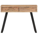 Console table 100x35x76 cm Acacia wood with natural edge