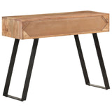 Console table 100x35x76 cm Acacia wood with natural edge