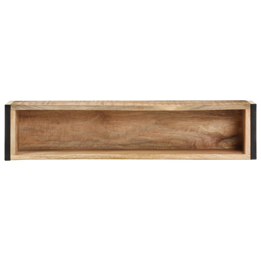 Jardinière 90x20x68 cm Bois de manguier brut